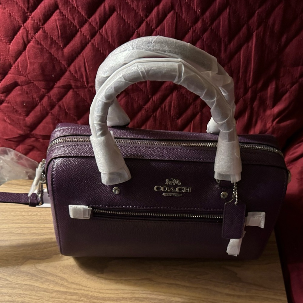 Coach Saffiano Leather Satchel